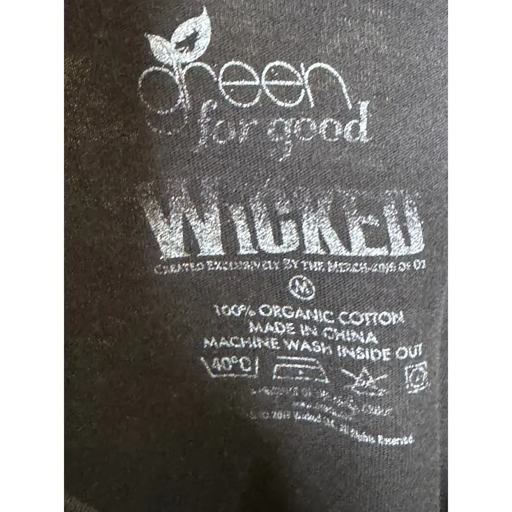 Wicked The Musical Broadway Show Unisex Los Angeles Two Witch Tee Size: M - Picture 3 of 3